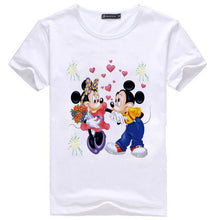 2017 Fashion New Short Sleeve T-shirts Plus Size Female t shirts Carton Letter Print Top O-neck Women tshirts 72353