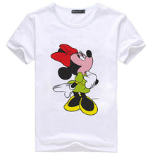 2017 Fashion New Short Sleeve T-shirts Plus Size Female t shirts Carton Letter Print Top O-neck Women tshirts 72353