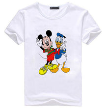 2017 Fashion New Short Sleeve T-shirts Plus Size Female t shirts Carton Letter Print Top O-neck Women tshirts 72353