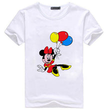 2017 Fashion New Short Sleeve T-shirts Plus Size Female t shirts Carton Letter Print Top O-neck Women tshirts 72353