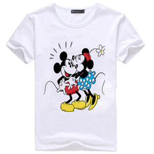2017 Fashion New Short Sleeve T-shirts Plus Size Female t shirts Carton Letter Print Top O-neck Women tshirts 72353