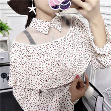 2017 Fashion New Summer Full Petal Sleeve Blouse Women Plus Size Tops Casual Turn-down Shirt Print Blasus 72315
