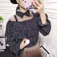 2017 Fashion New Summer Full Petal Sleeve Blouse Women Plus Size Tops Casual Turn-down Shirt Print Blasus 72315