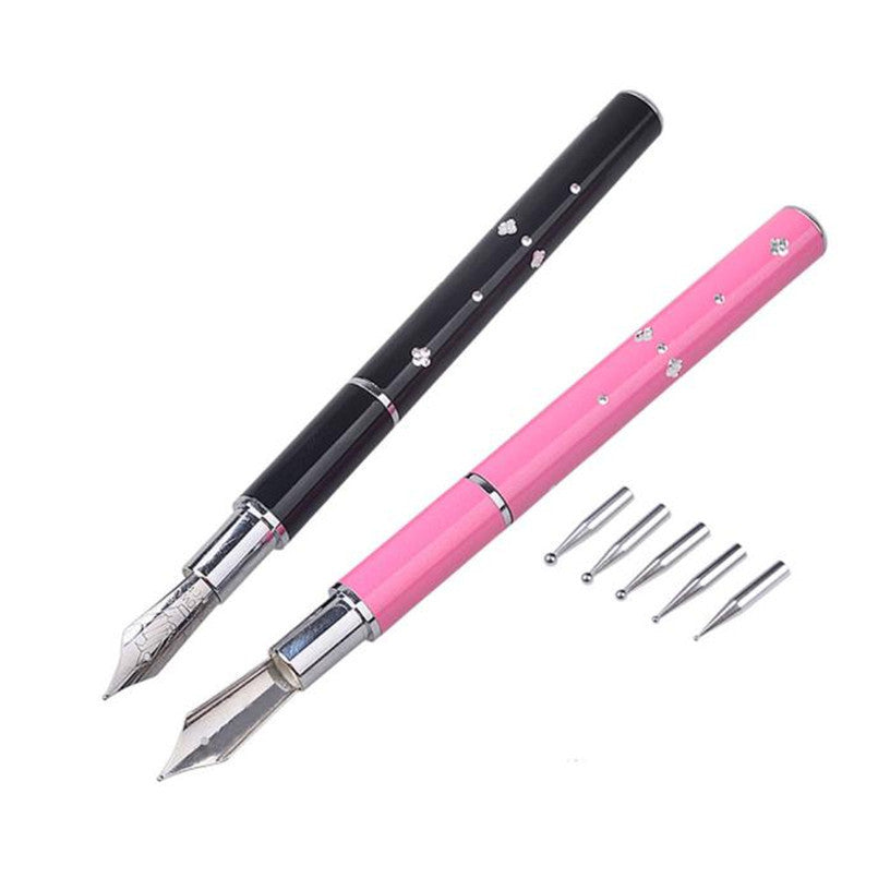2017 Fashion Pointing Painting Drawing Pen Design Nail Art Tip Nail brush Decoration Makeup brushes Cosmetics