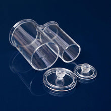 2017 Fashion Practical Circular Clear Acrylic Cotton Ball Cotton Swabs Holder Makeup Organizer Box 88
