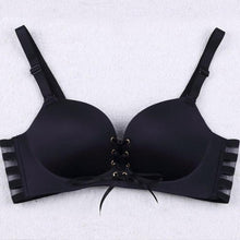 2017 Fashion Sexy Bandage Bras Women Sexy Underwear Wire Free Padded Push Up Pull Rope Bra Women Black Red Khaki #23