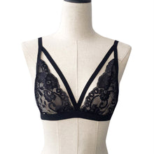 2017 Fashion Sexy Women Floral Sheer Lace Triangle Bralette Unpadded Bra Crop Top Lingerie Hot Bra Tank Top For Women Camis #43