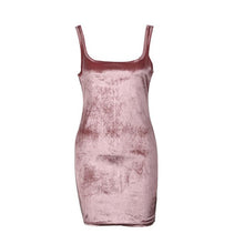 2017 Fashion Sexy Women Sleeveless Short Mini Velvet Dress Evening Party Sheath Bodycon Elegant Womens Dresses Vestidos #1215