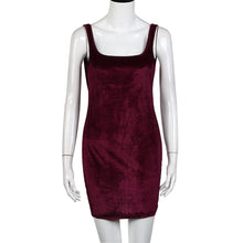 2017 Fashion Sexy Women Sleeveless Short Mini Velvet Dress Evening Party Sheath Bodycon Elegant Womens Dresses Vestidos #1215