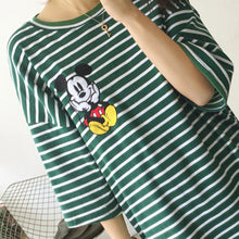 2017 Fashion Short Sleeve T-shirts Korean New Fashion Cute Mouse Embroidery T Shirts Casual t-shirt Women Tops Plus Size 72657