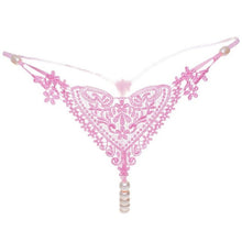 2017 Fashion Women Sexy Crotchless Panites Hot Lingerie Panty Pearl Thong G-string Underwear Women bragas mujer #18
