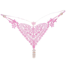 2017 Fashion Women Sexy Crotchless Panites Hot Lingerie Panty Pearl Thong G-string Underwear Women bragas mujer #18