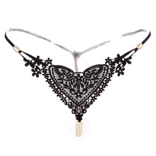 2017 Fashion Women Sexy Crotchless Panites Hot Lingerie Panty Pearl Thong G-string Underwear Women bragas mujer #18