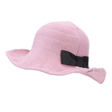 2017 Fashion Women Sun Hat Foldable Brimmed Sun Hat Summer Hats for Women UV Bowknot beach hats for women #63