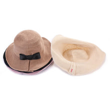 2017 Fashion Women Sun Hat Foldable Brimmed Sun Hat Summer Hats for Women UV Bowknot beach hats for women #63