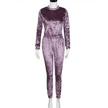 2017 Fashion Women rompers And Jumpsuit Casual Velvet long Sleeved O Neck Slim Winter Autumn Spring velvet jumpsuit combinais&23