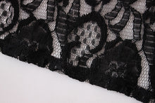 2017 Fashion Womens Summer Lace Kimono Cardigan Shawl Chiffon Solid Womens Blouses Ladies Tops 3/4 Sleeve Cover Ups Black #43