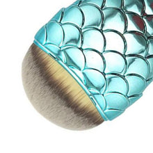 2017 Fish Scale Face Makeup brushes Fishtail Bottom Concealer Foundation Powder Blush Cosmetic brush Pinceaux maquillage