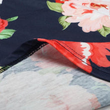 2017 Flower Printed T Shirt Short Sleeve Women T-shirt Fashion V Neck Crossing Casual Tee Shirts Femme poleras de mujer #421