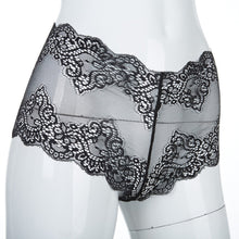 2017 High Quality Breifs Women Lace Black Withe High Waist Womens Briefs transparent Panties Thongs Lingerie Underwear Women #23