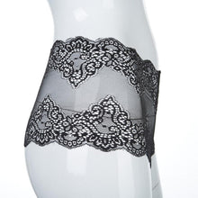 2017 High Quality Breifs Women Lace Black Withe High Waist Womens Briefs transparent Panties Thongs Lingerie Underwear Women #23