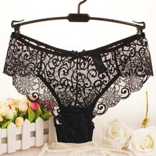 2017 High Quality Women Lace Panties Underwear Transparent Comfort Breathable Plus size S/XL Breathable Briefs Sexy Lingerie #18