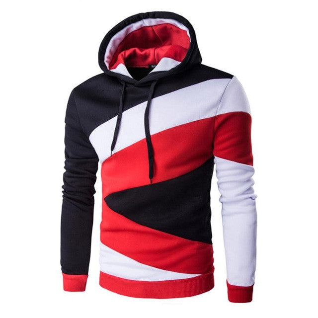 2017 Hoodies Men Hip Hop Mens Brand Splicing Hooded Bandage Hoodie Sweatshirt Suit Men Hoody Sudaderas Hombre &03