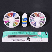 2017 Hot Manicure Tools Combination Crystal Nails Kit Nail Phototherapy Crystals Suit