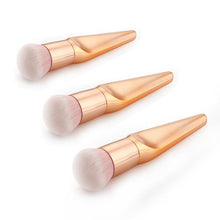 2017 Hot Sale 19*4*3cm Pro Cosmetic Makeup Face Powder Blusher Toothbrush Curve Foundation Brush Anne
