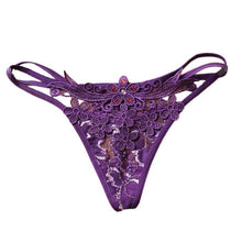 2017 Hot Sale Diamond Lace G String And Thongs Women Sexy Low Waist Ladies Underwear Briefs Panty Lingerie #18
