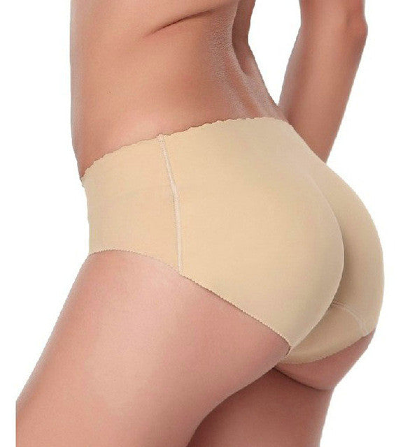 2017 Hot Sale Lady Hip Padded Panties Seamless Butt Hip Enhancer Shaper Underwear Women Black Flesh Color #
