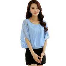 2017 Hot Sale New 4XL Women 3/4 Blouse O-neck Batwing Sleeve Tee Shirt Casual Lace Blouses Fashion Plus Size Blusas 70632