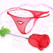 2017 Hot Sale Sexy Women Roses G-String Nylon Red 3Pattern Underwear Ladies Thongs Panties Women Lace Underpantes Lingerie 1215#