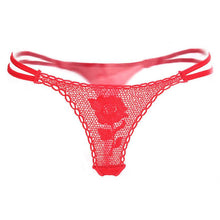 2017 Hot Sale Sexy Women Roses G-String Nylon Red 3Pattern Underwear Ladies Thongs Panties Women Lace Underpantes Lingerie 1215#