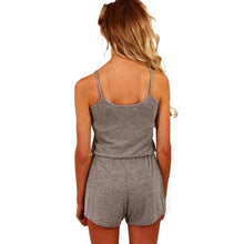 2017 Hot Sale Summer Playsuits Womens Casual Sling Ladies Summer Beach Fitness Rompers Jumpsuits Women Combishort Femme Ete #23