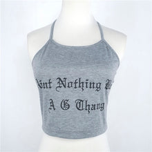 2017 Hot Sale Summer Sytle Crop Tops Women Letter Bandage Halter Tank Tops Bustier Bra Vest Crop Top Cami Cropped feminino &03