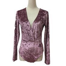 2017 Hot Sale Womens Bodysuit Deep V Neck Shiny Velvet Jumpsuit Ladies Party Sexy Rompers combinaison femme &03