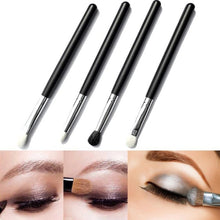 2017 Hot Sale Wool Material Pro 4Pcs Makeup Cosmetic Tool Eyeshadow Foundation Blending Brush Set eyelashes Anne