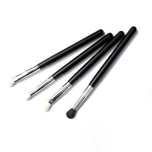 2017 Hot Sale Wool Material Pro 4Pcs Makeup Cosmetic Tool Eyeshadow Foundation Blending Brush Set eyelashes Anne