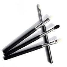 2017 Hot Sale Wool Material Pro 4Pcs Makeup Cosmetic Tool Eyeshadow Foundation Blending Brush Set eyelashes Anne