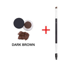 2017 Hot Sell Waterproof Eyes Makeup Eyebrow Powder Cream Palette Eye Brow Enhancer Shadow + Double Head Brush 88 88