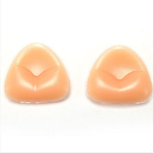 2017 Hot Sellling 2cm Bikini Bra Insert/Silicone Triangle silicone breast Pads/Breast Enhancer/Swimsuit Push-Up nipple cover #23