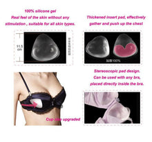 2017 Hot Sellling 2cm Bikini Bra Insert/Silicone Triangle silicone breast Pads/Breast Enhancer/Swimsuit Push-Up nipple cover #23
