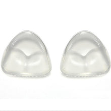 2017 Hot Sellling 2cm Bikini Bra Insert/Silicone Triangle silicone breast Pads/Breast Enhancer/Swimsuit Push-Up nipple cover #23