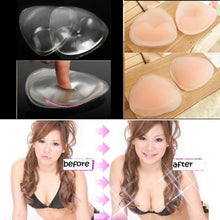 2017 Hot Sellling 2cm Bikini Bra Insert/Silicone Triangle silicone breast Pads/Breast Enhancer/Swimsuit Push-Up nipple cover #23