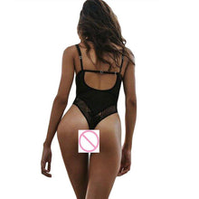 2017 Hot Sexy Lace Bodysuit Women Hollow Out V Neck Sleeveless Summer Lace Bralette Bustier Jumpsuit Rompers Women Overalls #53