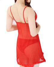 2017 Hot Sexy Nightgrowns Ladies Three Point Perspective lingerie sexy hot erotic 1PCS Lingerie Dress + 1PCS G String Set #03