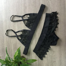 2017 Hot Sexy Women Lingerie Corset Lace Bandage Push Up Unpadded Crop Top +Pants Underwear Set Camisole Femme #63