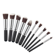 2017 Hot sale women 10PCS Cosmetic Professional Makeup brushes set Foundation Powder Face Eyeshadow brush Pinceis de maquiagem
