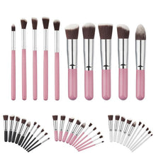 2017 Hot sale women 10PCS Cosmetic Professional Makeup brushes set Foundation Powder Face Eyeshadow brush Pinceis de maquiagem
